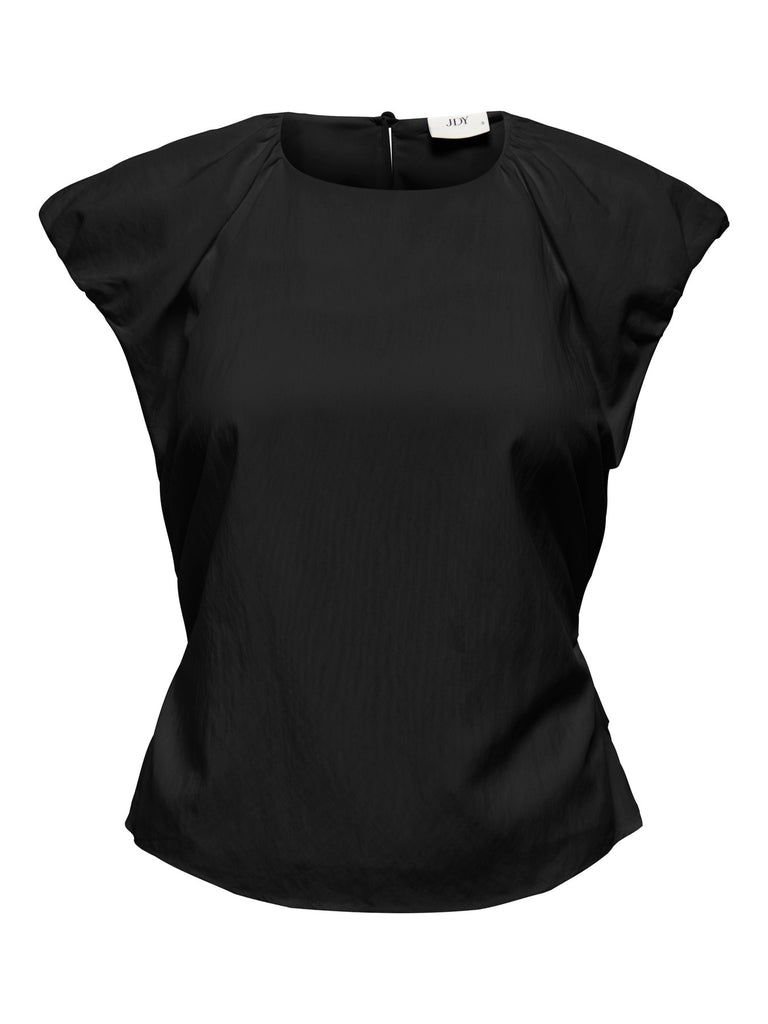 JDYTINA S/L FITTED OPEN BACK TOP WVN black zwart