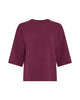 MSCHAgatha East 3/4 Pullover rhododendron bordeaux trui msch copenhagen