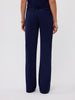 Ydence pants solange navy geklede elegante broek wijde rechte pijpen elastische tailleband donkerblauw