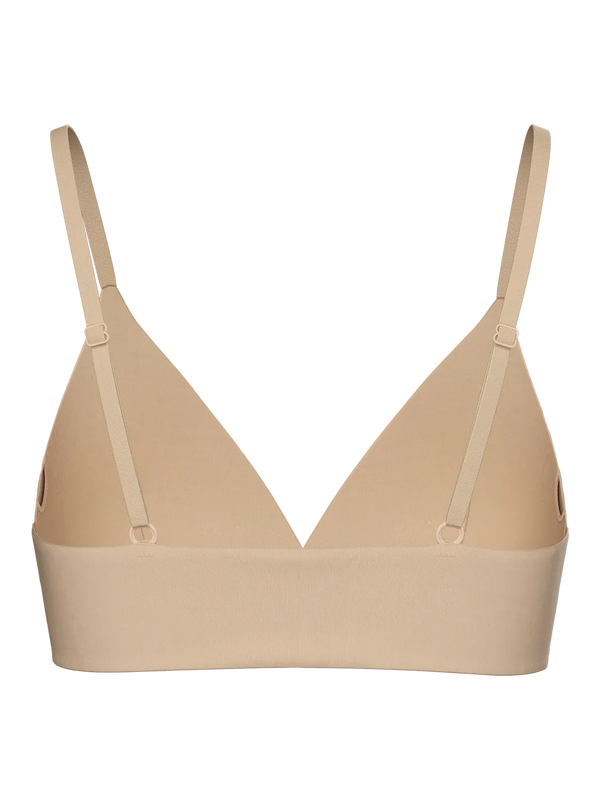 PCnamee triangle bra noos peach toffy pieces beha bh bralette beige ecru