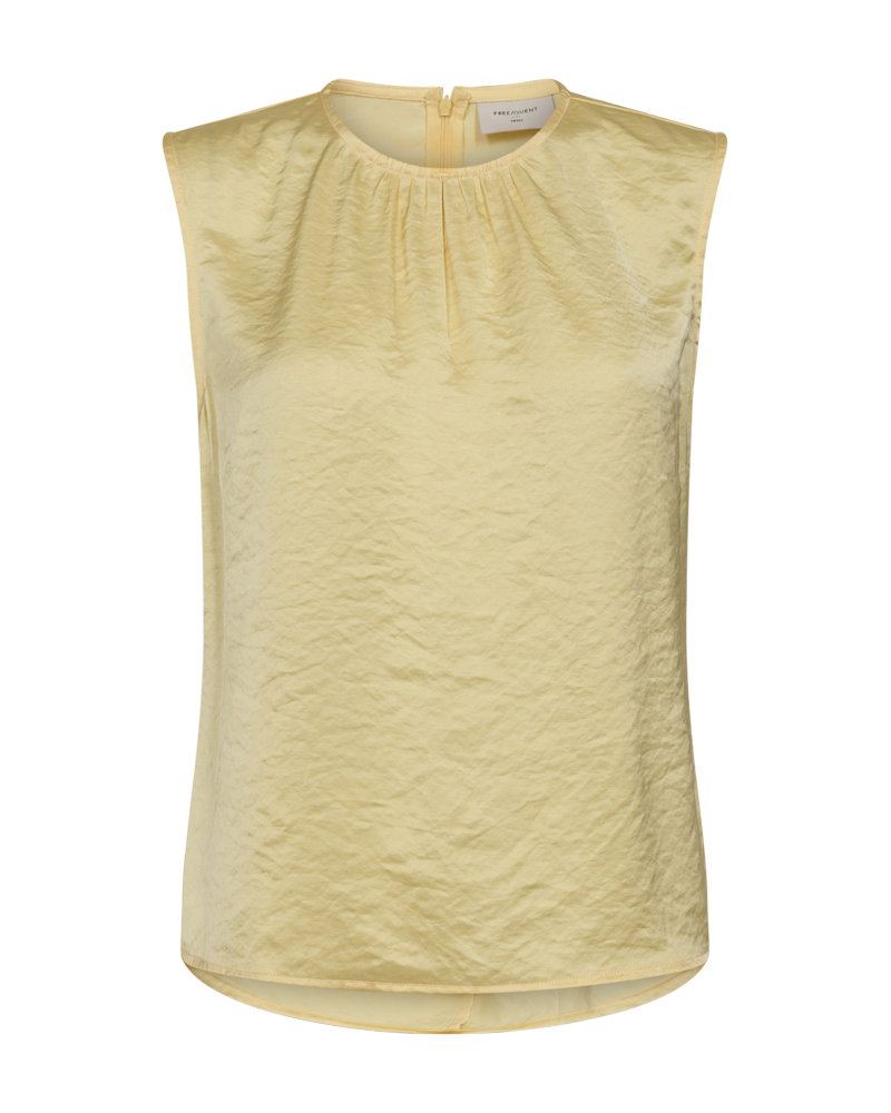 fqdove blouse golden haze freequent top satijn geel