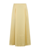 fqdove skirt golden haze freequent rok geel satijn