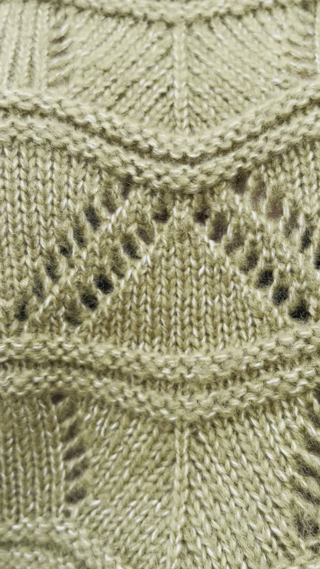 Kaffe KAjane knit pullover green moss melange mosgroen trui 