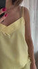 JDYjane singlet wvn dia lemon drop yellow com mouwloze top v-hals geel oranje gestreept