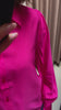 IHkadelia sh2 Pink Yarrow ichi blouse lange pofmouwen roze