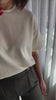JDYbirdie geggo long pant jrs noos kambaba melange losvallende broek sierknopen soepele lichte stof zomerbroek kaki