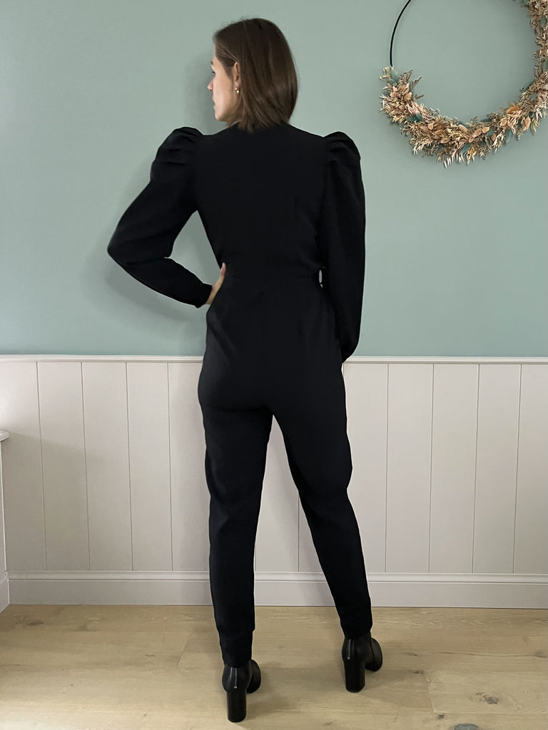 lofty manner jumpsuit senna zwart black