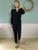 lofty manner jumpsuit senna zwart black